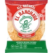 El Ranchava Tostada Regular Round Flat Tortilla Bag Gluten Free, 4 oz