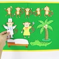 thumbnail image 2 of CHUANK Little Monkeys Story Felt Board - Interactive Classroom Performance Prop  High-Quality Material, 2 of 7
