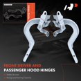 thumbnail image 3 of A-Premium Front Driver and Passenger Hood Hinges Compatible with Toyota Yaris 2014-2019 Hatchback, Front Left and Right Side, 2-PC Set, 3 of 6