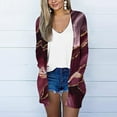 thumbnail image 2 of SELONE Cardigan for Women Lightweight Printed Color Long Sleeves CardiganLightweight Summer Cardigan Long Cardigans with Pockets Everyday Wear Beach Vacation Outfits Trendy Going Out Cardigan, 2 of 6
