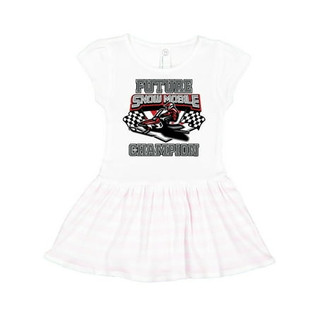 

Inktastic Future Snowmobile Champion Gift Toddler Girl Dress