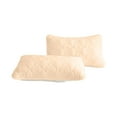 thumbnail image 3 of Jiaeri Luxury Washed Cotton Pillowcases Set of 2,Waterproof Knitted Pillow Protector,Soft Breathable Mattress Protective Cover with Three-Dimensional Pattern, 3 of 7