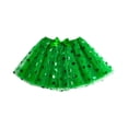 thumbnail image 2 of Women Skirt St. Patrick'S Day- For Saint Patrick Print Mesh Skirt Stage Performance Tutu Party Short Skirt For Festive Celebration Green One Size, 2 of 8