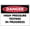 Warning Sign 2, variant on Metal Tin Sign Danger High Pressure Testing in Progress Sign Caution Danger Safety Security Warning Notice Signs IndoorOutdoor Use 8 X 12 Inch