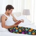 thumbnail image 5 of Rateoe Colorful Dinosaur Pattern Men’s Ultra-Soft Comfy Pajama Lounge Pants Sleepwear,Comfortable Lounge Wear,lightweight Pajamas, Casual Home Wear-XX-Large, 5 of 6