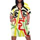 thumbnail image 1 of TETE DE FEMME: Vestido holgado con bolsillos y estampado de pintura abstracta de fantasía, vestidos para fiesta de verano, vestido de mujer 2025, vestido de fiesta de noche, 1 of 7