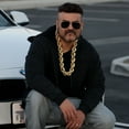 thumbnail image 3 of Huge Mens 14k Gold Plated Chain Hollow Rope 30MM Wide x 30" Inch Hip Hop Dookie Big Rapper Necklace, 3 of 9