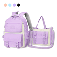 thumbnail image 1 of Mochila Escolar Viaje Reforzada Bolsa Impermeable para Niños y Niñas  Xtellar morado, 1 of 4