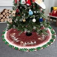 thumbnail image 4 of Christmas Tree Skirt Festive Base Covers, 35 Inch Non-Slip Mat Machine-Washable Gift for 6-7 Ft Trees Reusable Year After Year for Winter Weddings, 4 of 6