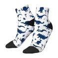 thumbnail image 2 of Bingfone Cute Cartoon Dinosaurs Design Patterned Men'S Women'S Casual Cotton Socks, 2 of 9