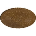 thumbnail image 3 of 41"OD x 1 5/8"P Nexus Ceiling Medallion (Fits Canopies up to 7 1/4"), Hand-Painted Smokey Topaz Crackle, 3 of 6