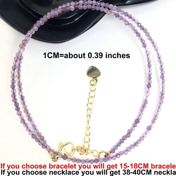 Moda piedras preciosas facetadas 2-3mm cuentas collar pulsera rosa cuarzo cristal lapislázuli gargantilla hombres mujer joyería fiesta regalo Tan Jianjun unisex