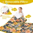 thumbnail image 3 of Pioneer Flower Floral Print Pattern Toddler Nap Mats for Kids Preschool,Sleeping Mat Bag or Kids,Toddler Sleeping Bag,Toddler Nap Mat or Daycare, 3 of 6