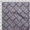 thumbnail image 4 of oneOone Polyester Spandex Medium Purple Fabric Floral Sewing Craft Projects Fabric Prints By Yard 56 Inch Wide, 4 of 4