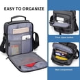 thumbnail image 4 of WITZMAN Crossbody Bag for Men Small Travel Messenger Bag Shoulder Purse Side Bag for Work Traveling(B708 Silvery Grey), 4 of 7