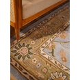 thumbnail image 4 of Rugsotic Carpets Hand Tufted Wool Eco-Friendly Area Rugs - 10'x10', Square, Blue Green, Modern Contemporary Design, High Pile Handmade Anti Skid Rugs for Living Room, Bed Room (K00503), 4 of 12