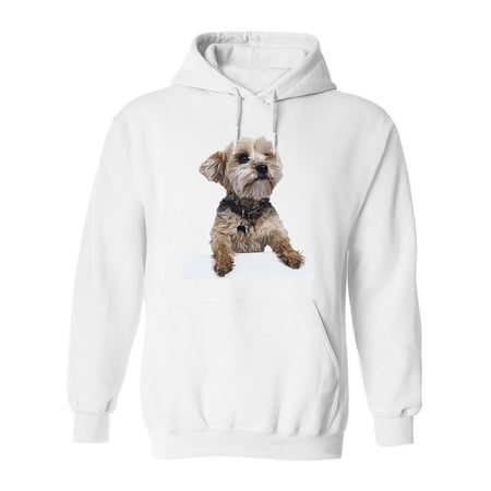 Yorkie Dog Leaning Hoodie Women -SPIdeals Designs, Female 3X-Large