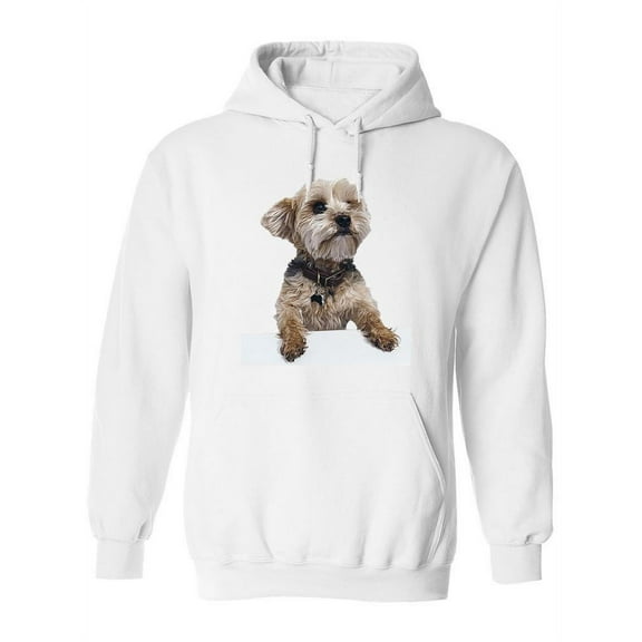 Yorkie Dog Leaning Hoodie Women -SPIdeals Designs, Female 4X-Large