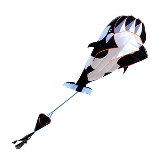 AOJA 3D Soft Whale Frameless Flying Kite Outdoor Sports Toy Children Kids Funny Gift
