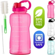 EnergyBud Water Bottle With Time BPA Free Gallon Jugs Motivational Water Bottle