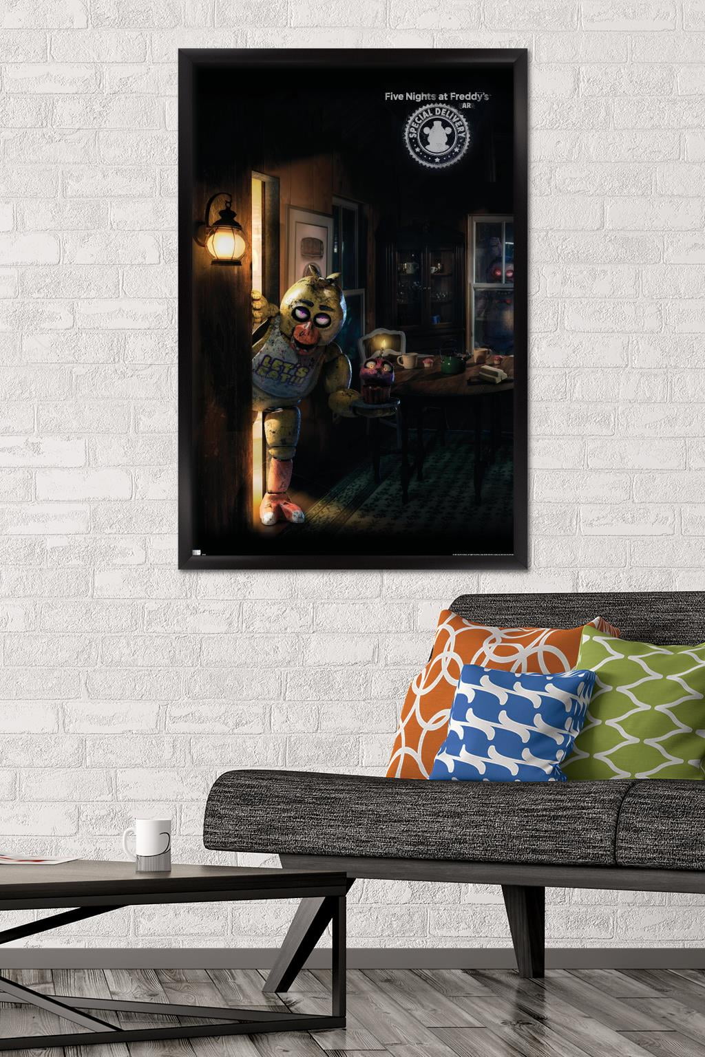 Five Nights at Freddy's: Special Delivery - Triptych 1 Wall Poster, 22.375" x 34", Framed