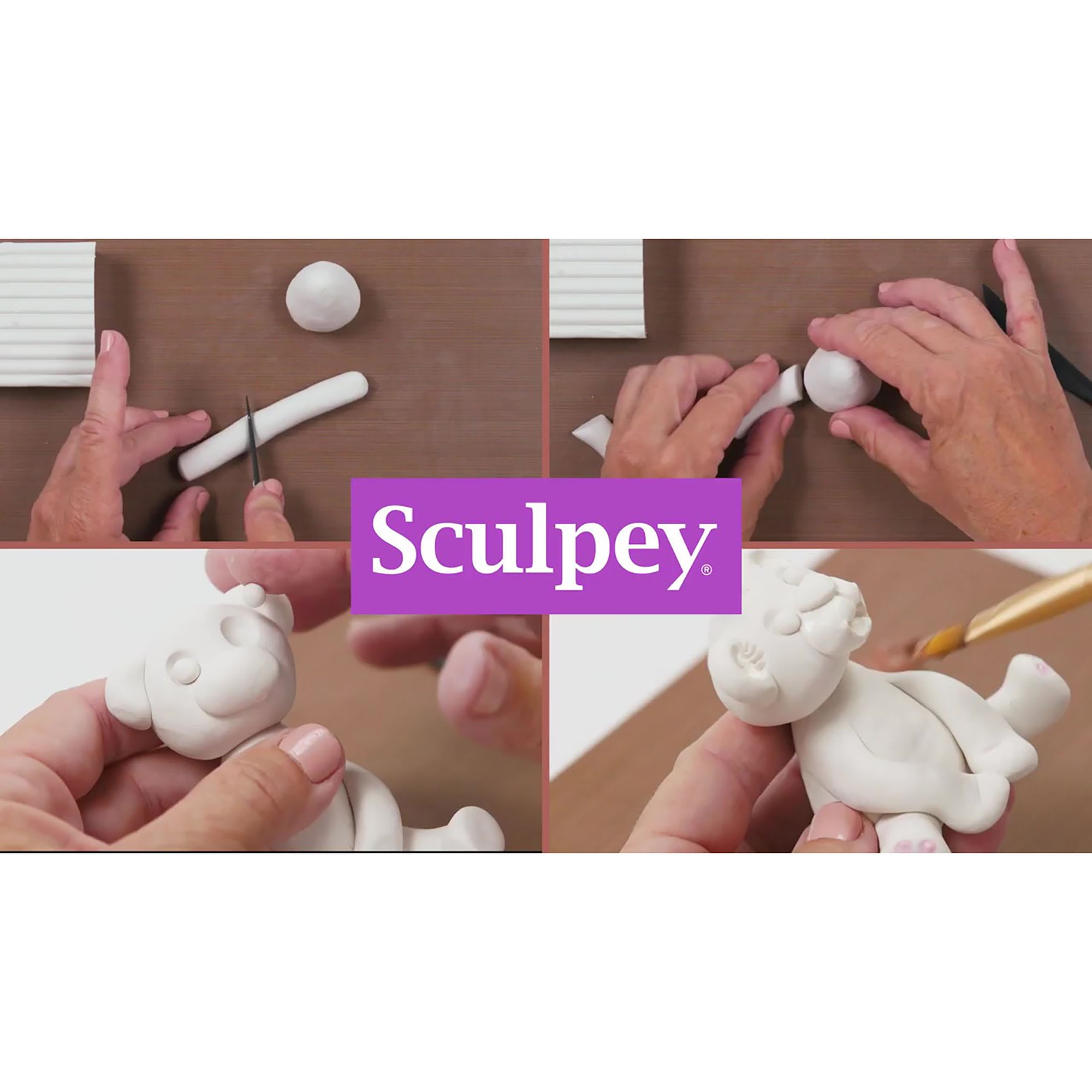 Sculpey: Original Sculpey Clay: White - 3.75 lb - Polymer Oven Bake Clay, Non-Toxic, Sculpting, Bake-Sand-Paint, Adults & Kids, Art & Craft Supplies