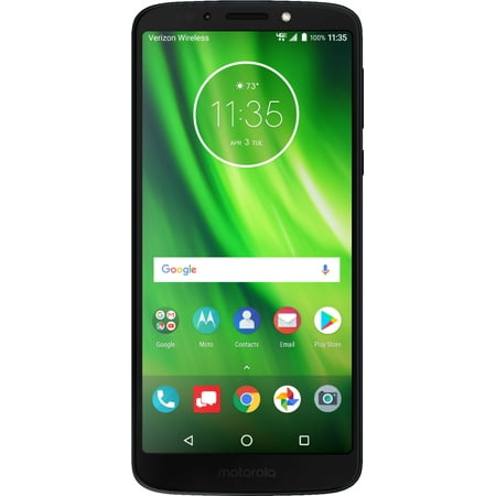 Pre-Owned Motorola Moto G6 (Verizon) 5.7" Smartphone 32GB Flash Android OS Black (Good)
