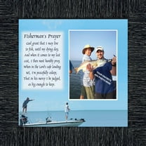 Fisherman's Prayer, Fishing Gifts, Beach, Boating or Fishing Decor, Personalized Picture Frame, 10X10 9703