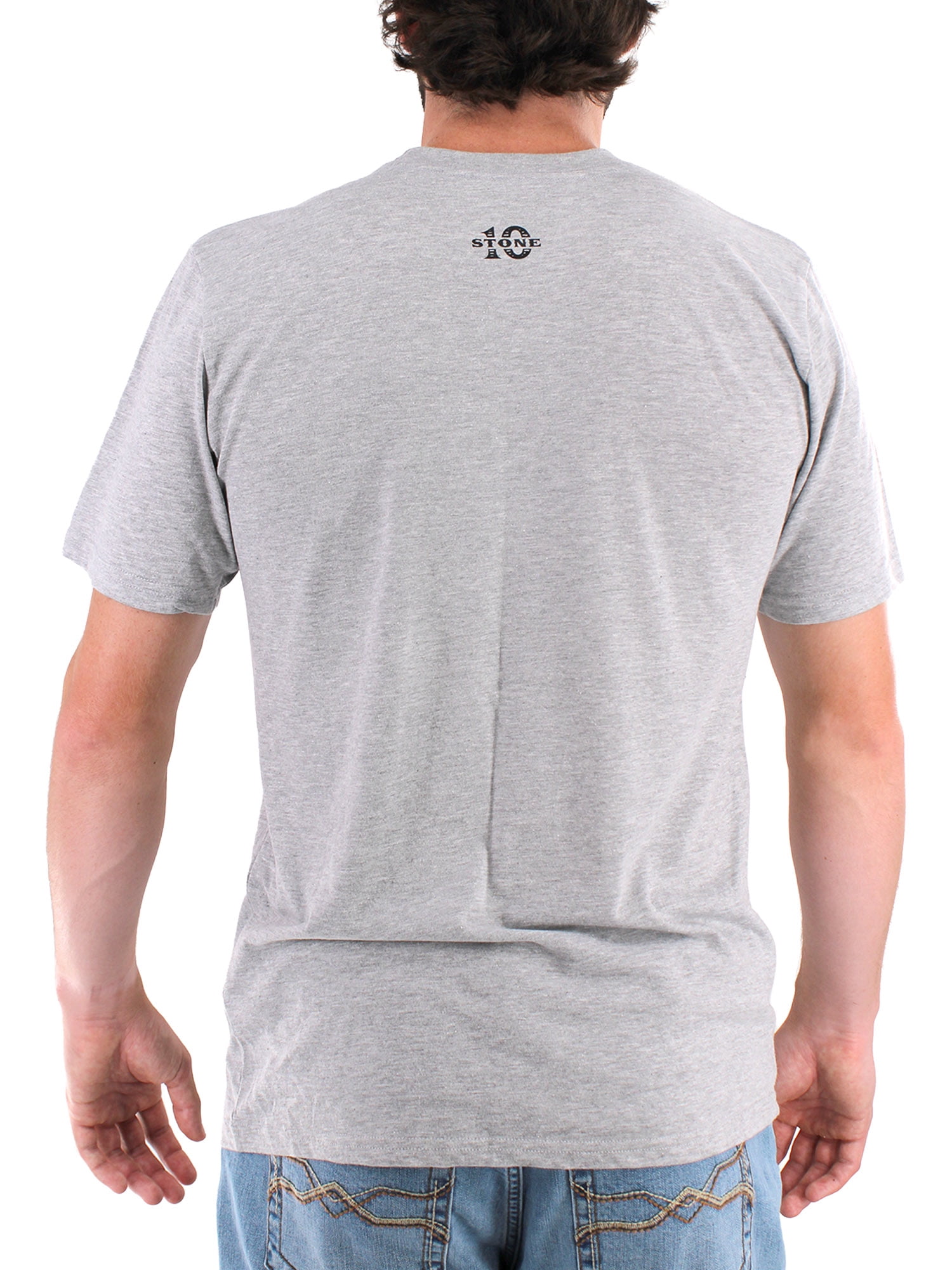 10Stone Anthem Short Sleeve Graphic Tee, Heather Gray, S-3XL
