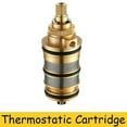 thumbnail image 1 of Lefu Thermostatic Shower Cartridge, Brass Replacement Thermostatic Cartridge Shower Mixer Valve Bar Repair Kit,Top Wire Spool Copper Color Without Handwheel (Only Suitable for Thermostatic Faucet), 1 of 10
