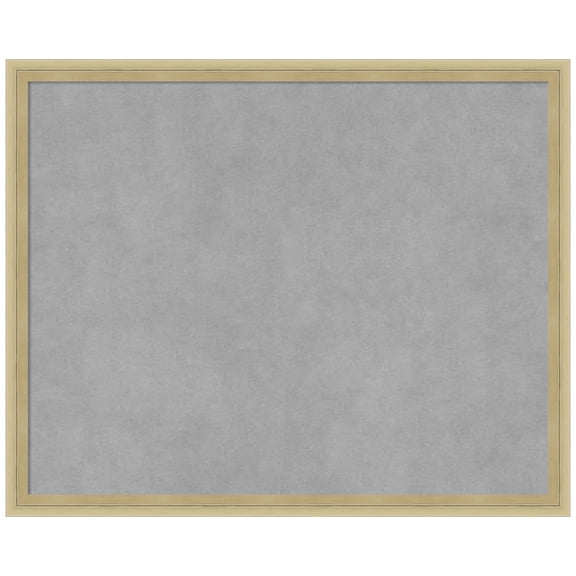 Amanti Art Lucie Champagne Framed Magnetic Board 21 x 17 in.