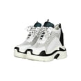 thumbnail image 5 of Women Colorblock Lace-Up Honeycomb Mesh Wedge Sneaker 18367, 5 of 6
