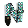 thumbnail image 2 of Ernie Ball Jacquard Guitar Strap - Kaleidoscope Blue, 2 of 3