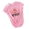 thumbnail image 3 of TAIAOJING Mommy and Me Matching Shirt Mommy T Sleeve Family Summer Short Tee Me For Women Blouse And Shirt Tops Clothes Casual Outfits Rainbow, 3 of 9