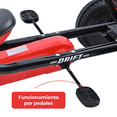 thumbnail image 3 of Go Kart De Niños Dodo Kids Rayo Pedales Con Mejor Tracción Rojo, 3 of 8