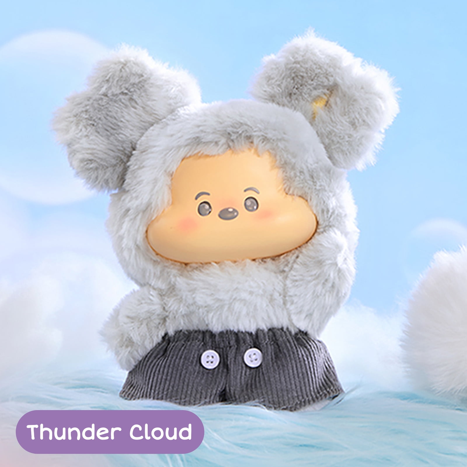 Miniso Disney Mickey Head in the Clouds Blind Box Vinyl Figure – Random Mystery Collectible Toy, Plush-Style Design for Display, Gifts & Disney Fans