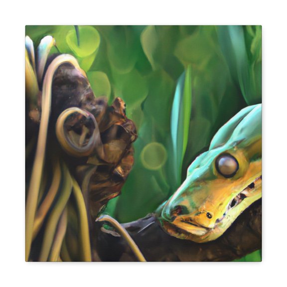 Green Tree Python Dream - Canvas