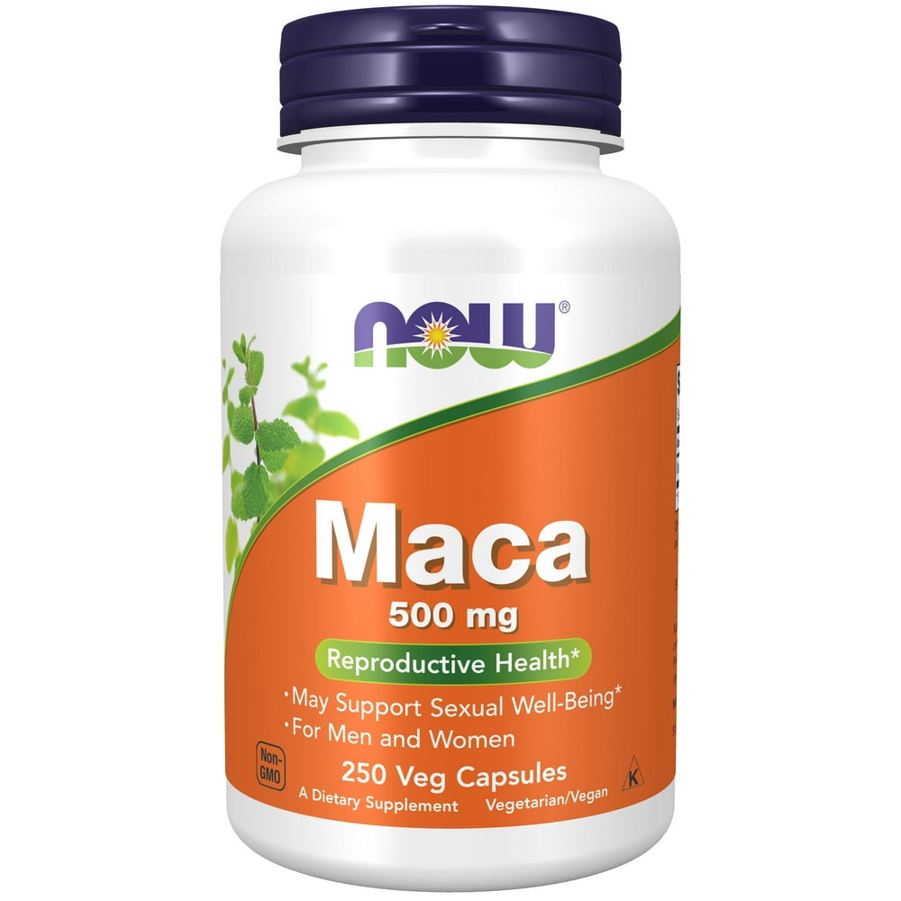 NOW Supplements, Maca (Lepidium meyenii) 500 mg, For Men and Women