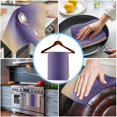 thumbnail image 3 of Purple Yellow Ombre Kitchen Towels Set of 3, Water Absorbent Dish Towel, Farmhouse Modern Gradient Art Decorative Hand Towels - Quick Drying Cloth for Cooking Baking, 18x28 Inch, 3 of 8