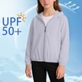 thumbnail image 2 of Gamivast Pullover for Kids Hooded Long Sleeve Casual Relaxed Fit Solid Lightweight Breathable Sun Protection Hoodie Spring Tops, 2 of 8