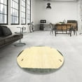 thumbnail image 3 of Ahgly Company Indoor Square Contemporary Dark Khaki Green Solid Area Rugs, 4' Square, 3 of 6