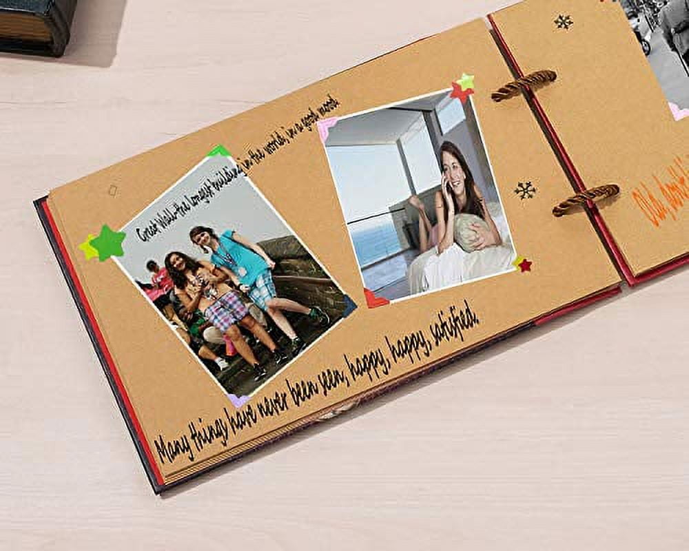 Scrapbook Photo Book, Our Adventure Book, Adventure Book, Adventure  Scrapbook Handmade DIY Family Scrapbook Photo Album Up Travel Scrapbook for  Memory Record, Anniversary, Wedding, Travelling 
