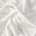 thumbnail image 3 of The Sheet Lab Solid Plush Microfiber Throw Blanket, White, 50" x 70", 3 of 6