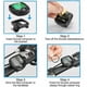thumbnail image 2 of Compteur de Vélo Ordinateur de Vélo sans Fil Compteur de Vitesse LCD Rétro-éclairage Multifonction Vélo Ordinateurs étanche Compteur Kilométrique vélo, Noir, 2 of 5