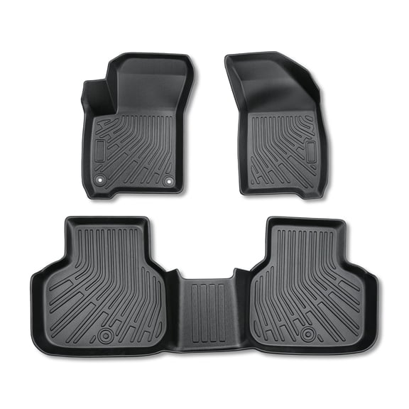 kimllier 3PCS Floor Mats Liner Black TPE Replacement for Journey 2011-2020