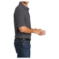 thumbnail image 3 of Mafoose Mens Short Sleeve Core Blend Male Pique Polo Shirt Charcoal M, 3 of 6