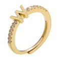 thumbnail image 4 of LYMAYTER Ring Finger Ring - AdjUS-CYYLtable, 26 Alphabet Inlaid, Geometric, 4 of 7