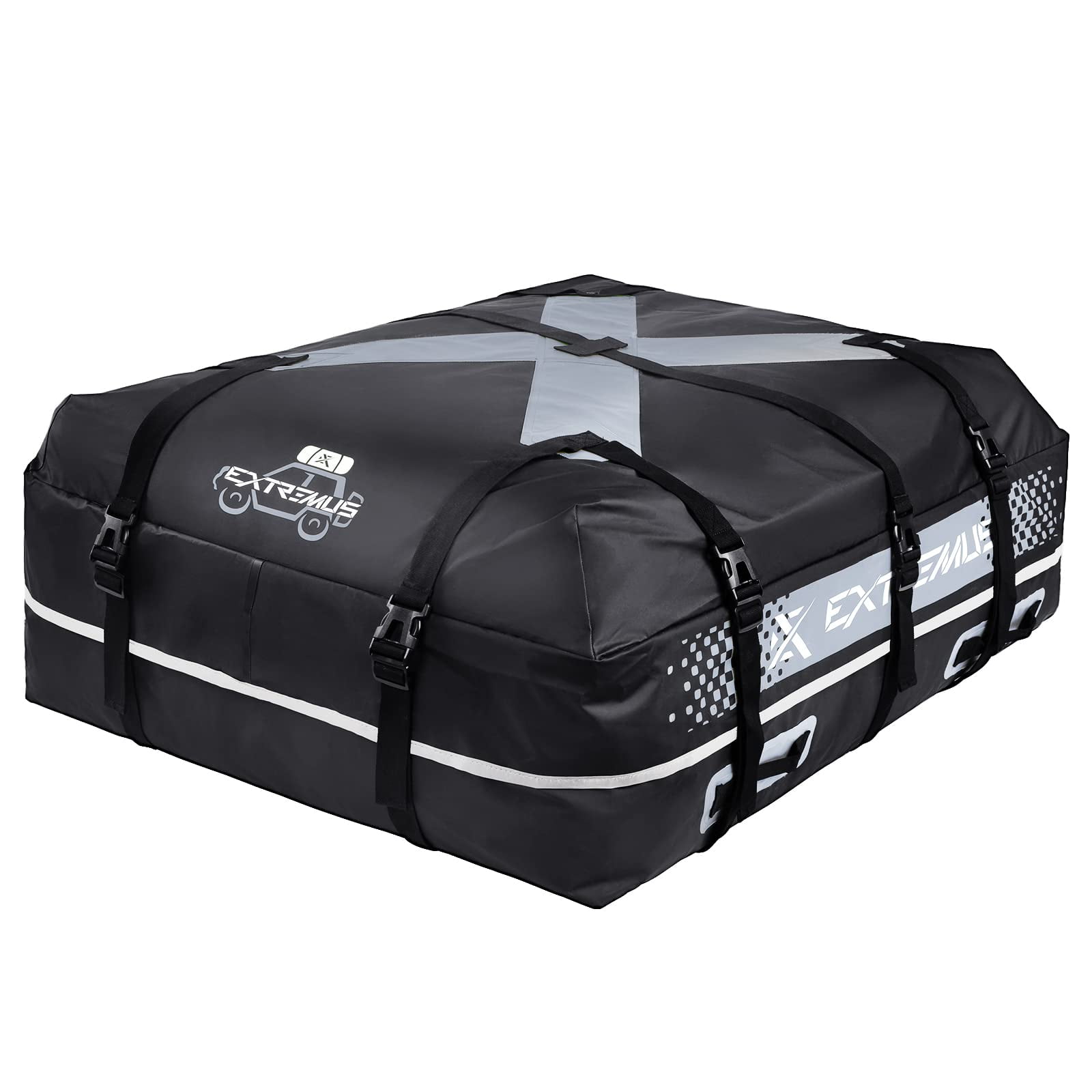 ExplorationX Rooftop Cargo Carrier Bag15 Cu Ft, 100 Waterproof Car