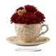 thumbnail image 3 of CaiYueKe Romantic Heart Teacup Acrylic Ornament Decorative Gift for Couples Valentine's Day Anniversary Wedding Home Decor Kitchen Desk Tabletop Decoration Love Present Souvenir Collectible, 3 of 9
