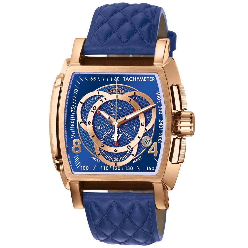 ブラントン Invicta Men's 5661 S1 Rally Touring Blue Dial Blue Leather Strap